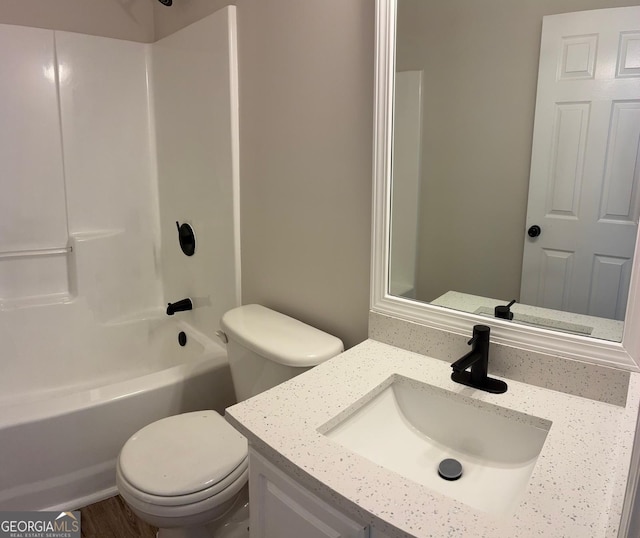3066 Gem Creek Rd, Buford, GA 30519 - full bathroom with vanity and shower / tub combination