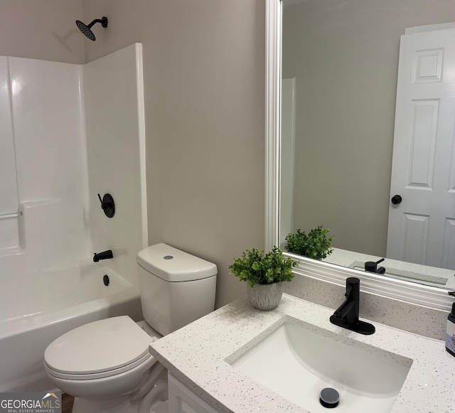 3066 Gem Creek Rd, Buford, GA 30519 - bathroom featuring vanity and shower / bathtub combination