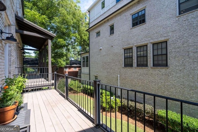 18 Peachtree Ave NE Unit 5, Atlanta, GA 30305 - view of wooden terrace