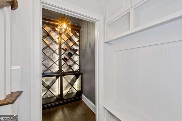 18 Peachtree Ave NE Unit 5, Atlanta, GA 30305 - wine room featuring dark wood finished floors