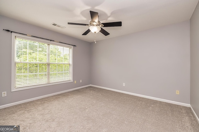 24 Arendt Park Ln, Newnan, GA 30263 - spare room featuring carpet flooring and a ceiling fan