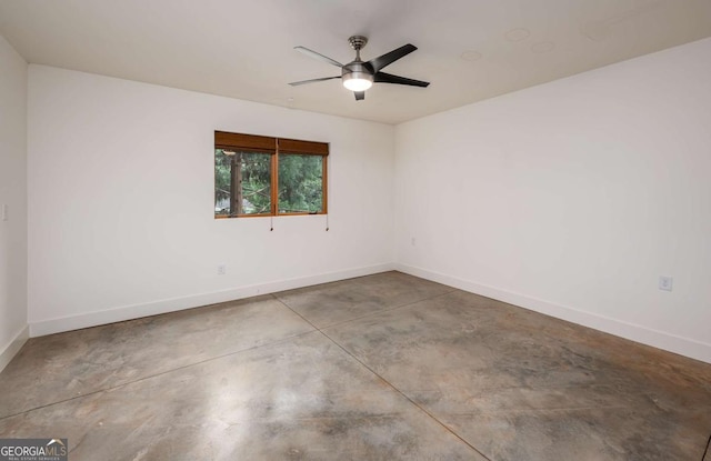 497 Rutherford St, Athens, GA 30606 - unfurnished room featuring concrete flooring and ceiling fan