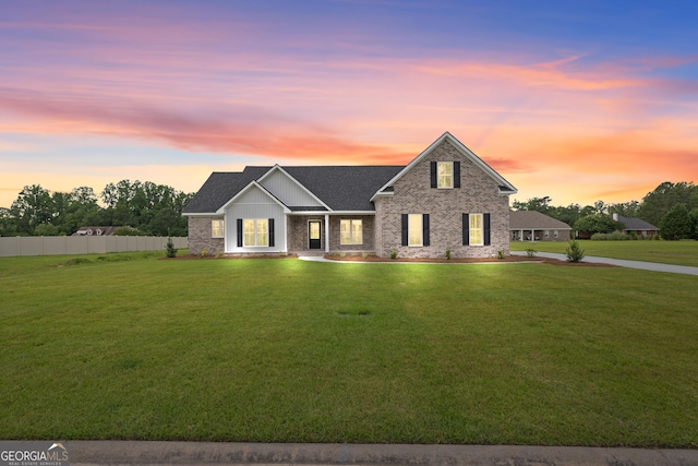 10 Honeysuckle Dr, Claxton, GA 30417 - traditional-style home featuring brick siding and a shingled roof