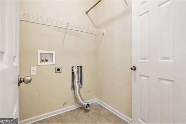 113 Macalester Dr, Newnan, GA 30265 - laundry room featuring electric dryer hookup, washer hookup, and light tile patterned floors