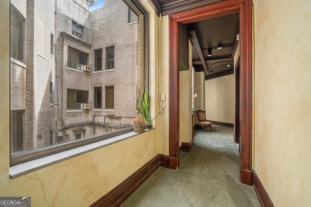 75 Ponce De Leon Ave NE Unit 1004, Atlanta, GA 30308 - hall featuring baseboards and carpet floors