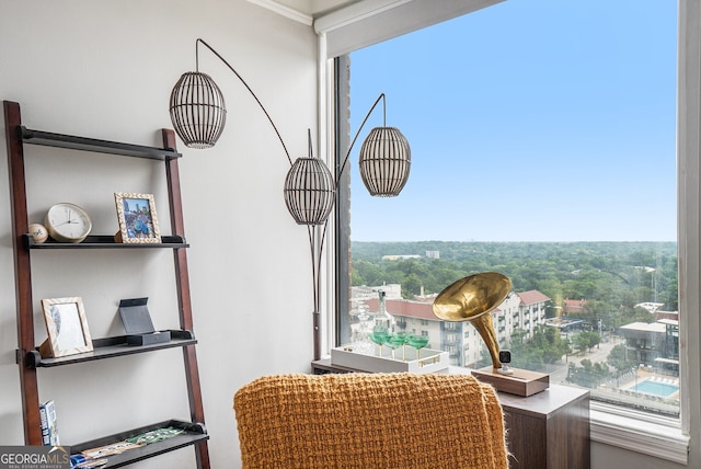 75 Ponce De Leon Ave NE Unit 1004, Atlanta, GA 30308 - living area featuring healthy amount of natural light
