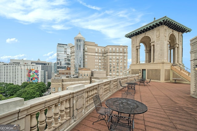 75 Ponce De Leon Ave NE Unit 1004, Atlanta, GA 30308 - view of patio featuring a city view