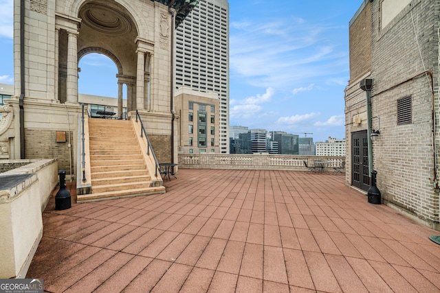 75 Ponce De Leon Ave NE Unit 1004, Atlanta, GA 30308 - view of patio with stairway