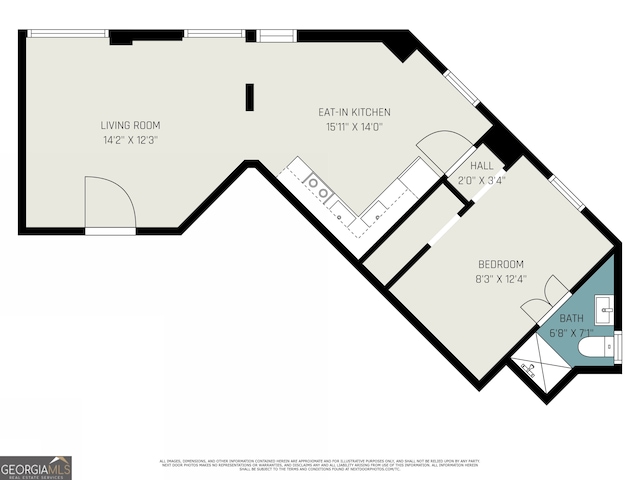75 Ponce De Leon Ave NE Unit 1004, Atlanta, GA 30308 - view of property floor plan