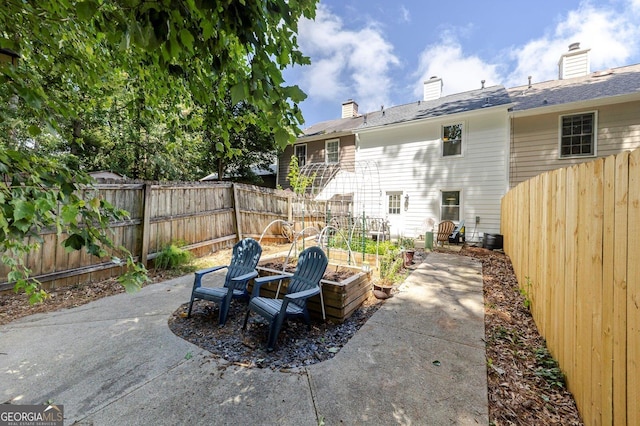 289 Westland Way SW, Marietta, GA 30064 - fenced backyard featuring a patio