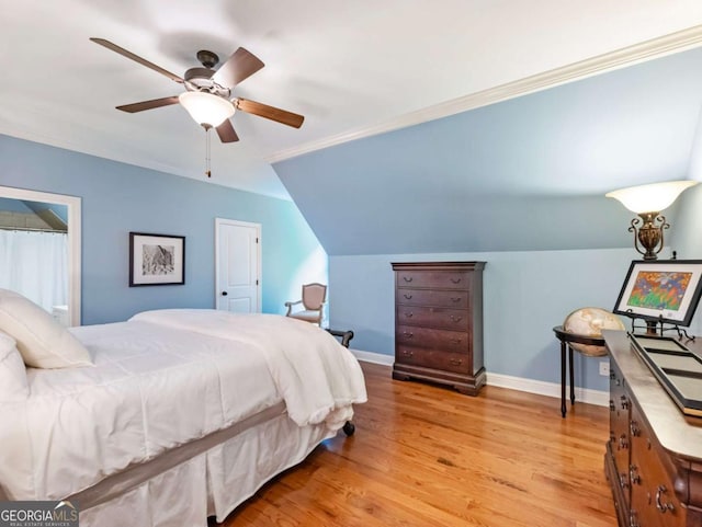 2392 Crimson King Dr, Braselton, GA 30517 - bedroom with light wood finished floors and ceiling fan