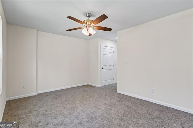 1270 Graymont Dr, Atlanta, GA 30310 - empty room with carpet flooring and ceiling fan