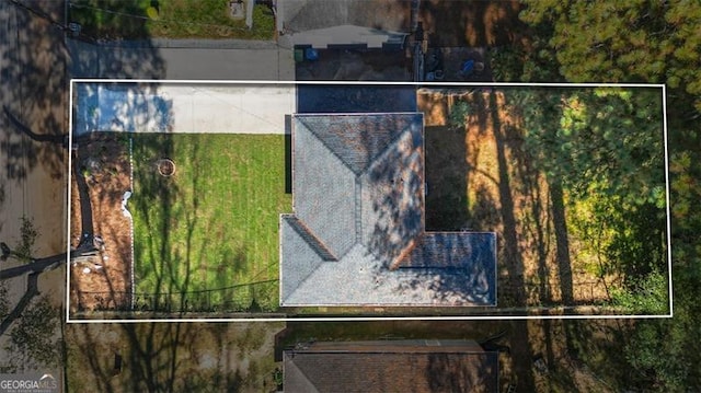 1270 Graymont Dr, Atlanta, GA 30310 - aerial view of property and surrounding area with property parcel outlined