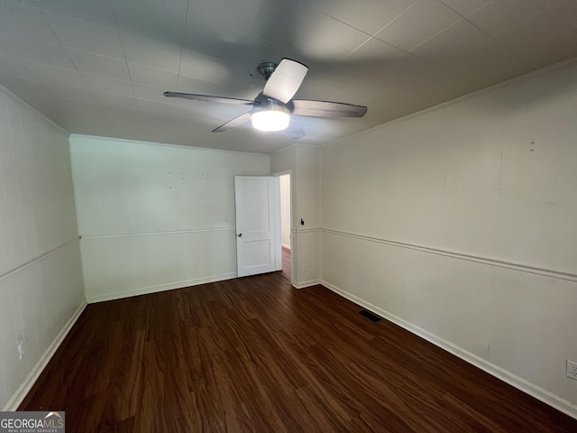 9 Henry St, Statesboro, GA 30458 - unfurnished room featuring wood finished floors and a ceiling fan