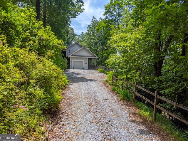 4 Dean Ln, Tiger, GA 30576 - view of front of home with a garage and driveway