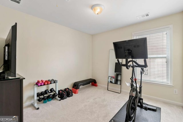 1609 Vinery Ln SE, Mableton, GA 30126 - workout room featuring carpet