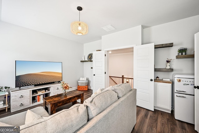 4189 Brookmont Way, Auburn, GA 30011 - living area featuring dark wood-style floors