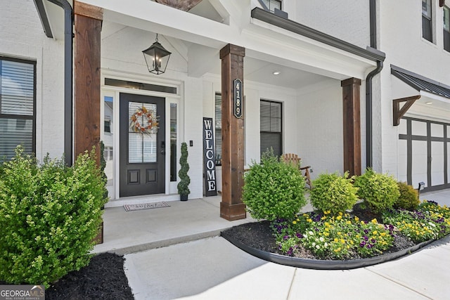 4189 Brookmont Way, Auburn, GA 30011 - view of exterior entry featuring a porch