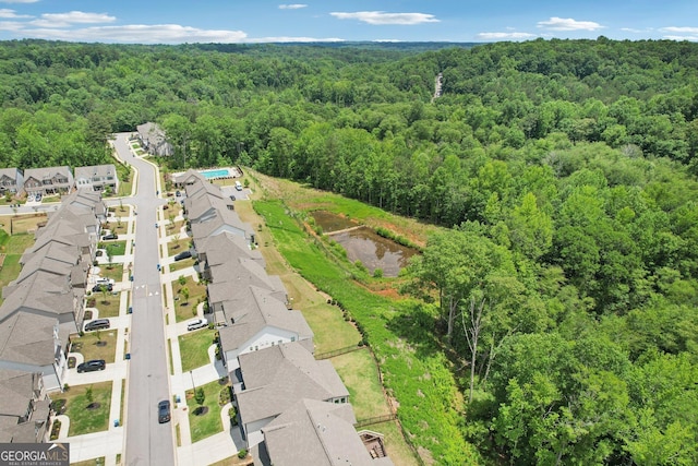 4189 Brookmont Way, Auburn, GA 30011 - aerial perspective of suburban area featuring a forest