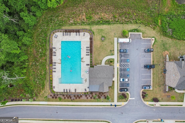 4189 Brookmont Way, Auburn, GA 30011 - aerial view of a pool area
