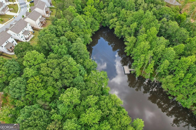 4189 Brookmont Way, Auburn, GA 30011 - aerial view of residential area with a large body of water