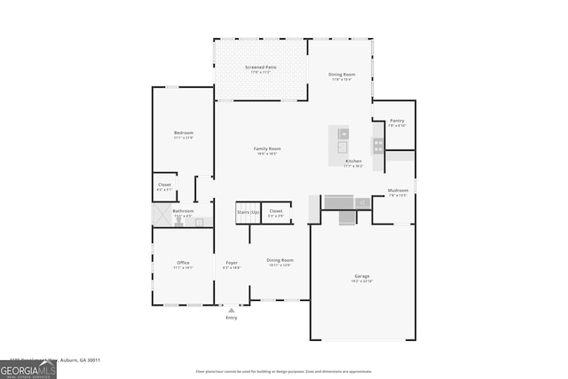 4189 Brookmont Way, Auburn, GA 30011 - view of room layout