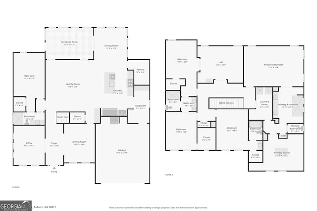 4189 Brookmont Way, Auburn, GA 30011 - view of home floor plan