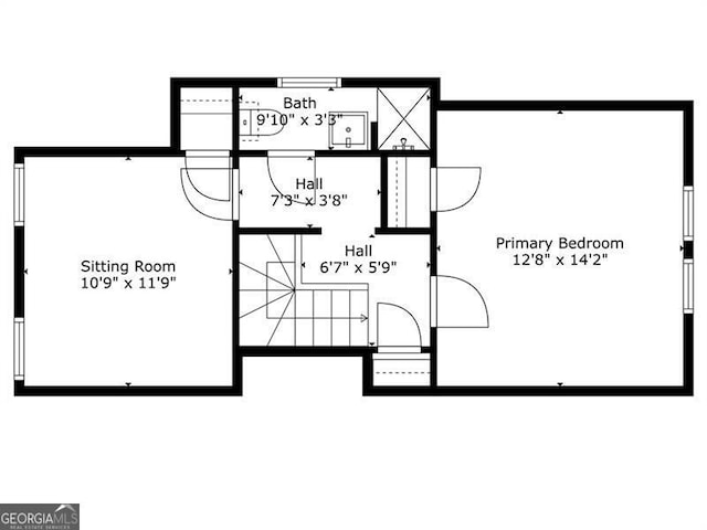 348 7th St NE, Atlanta, GA 30308 - view of home floor plan