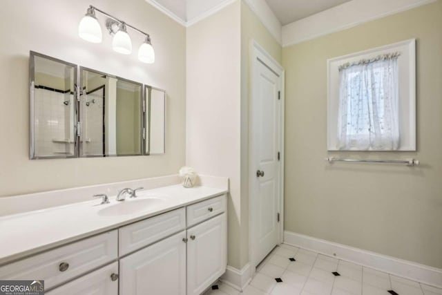 261 Elmira Pl NE, Atlanta, GA 30307 - full bathroom featuring vanity and tile patterned floors