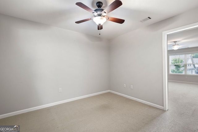 214 Misty View Dr, Canton, GA 30114 - unfurnished room featuring ceiling fan and light carpet