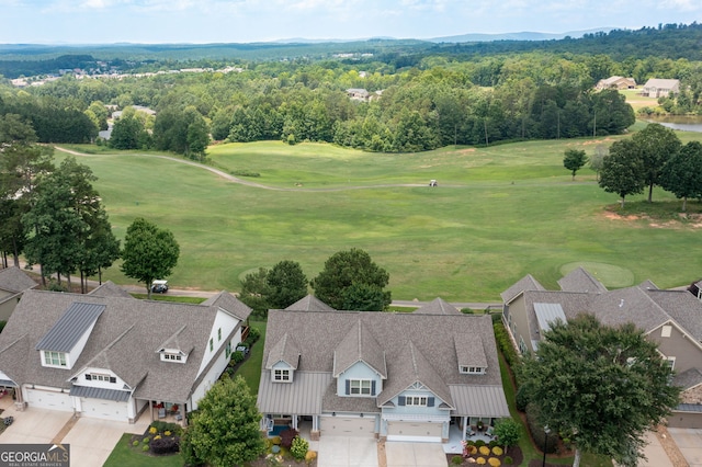 214 Misty View Dr, Canton, GA 30114 - bird's eye view of a golf course