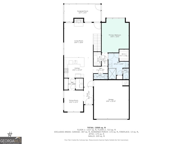 214 Misty View Dr, Canton, GA 30114 - view of floor plan / room layout