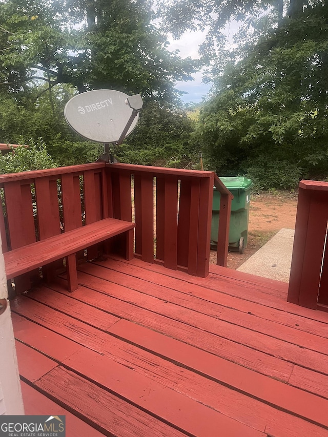 501 Carlton Rd # 3B, Palmetto, GA 30268 - view of wooden terrace