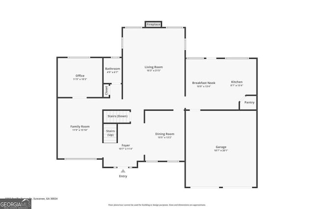 5003 Pacific Dunes Dr, Suwanee, GA 30024 - view of home floor plan
