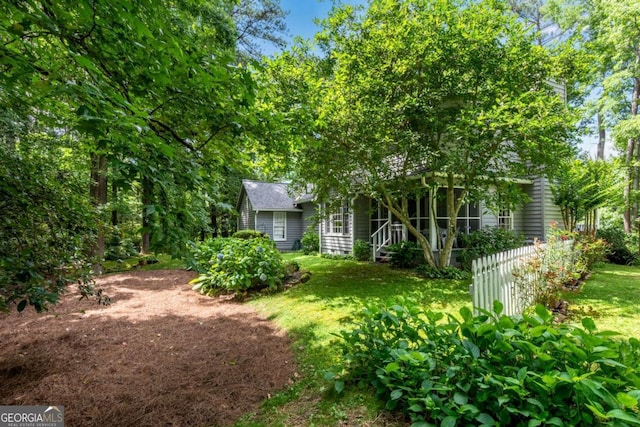 3754 Wyntuck Cir NW, Kennesaw, GA 30152 - view of front facade featuring a front lawn