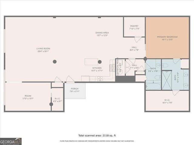 434 Marietta St NW Unit 301, Atlanta, GA 30313 - view of home floor plan