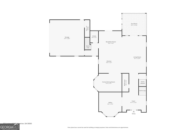 55 Summerhill Pl, Newnan, GA 30263 - view of floor plan / room layout
