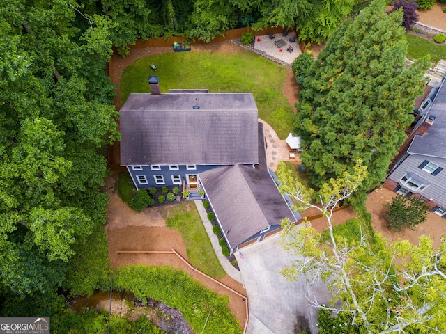 7250 Hunters Branch Dr, Atlanta, GA 30328 - view from above of property