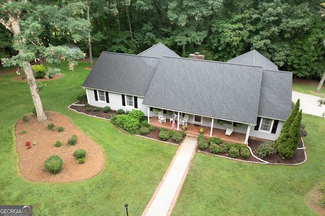 1505 Misty Valley Dr, Chatsworth, GA 30705 - aerial view of property and surrounding area
