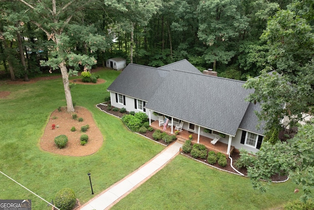 1505 Misty Valley Dr, Chatsworth, GA 30705 - aerial view of property and surrounding area