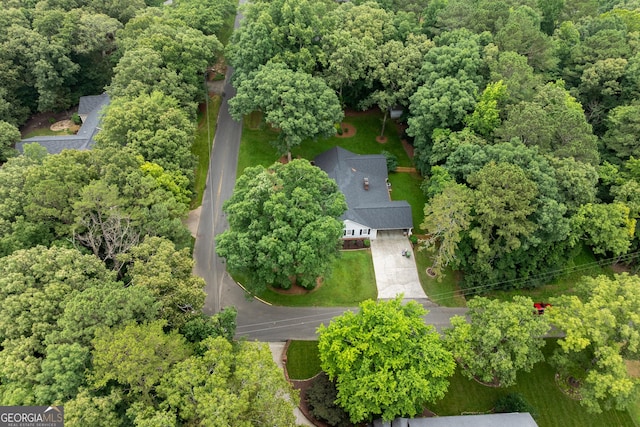 1505 Misty Valley Dr, Chatsworth, GA 30705 - bird's eye view of a heavily wooded area