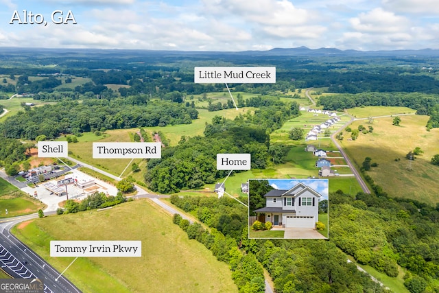502 Wilbanks Rd, Alto, GA 30510 - bird's eye view of mountains