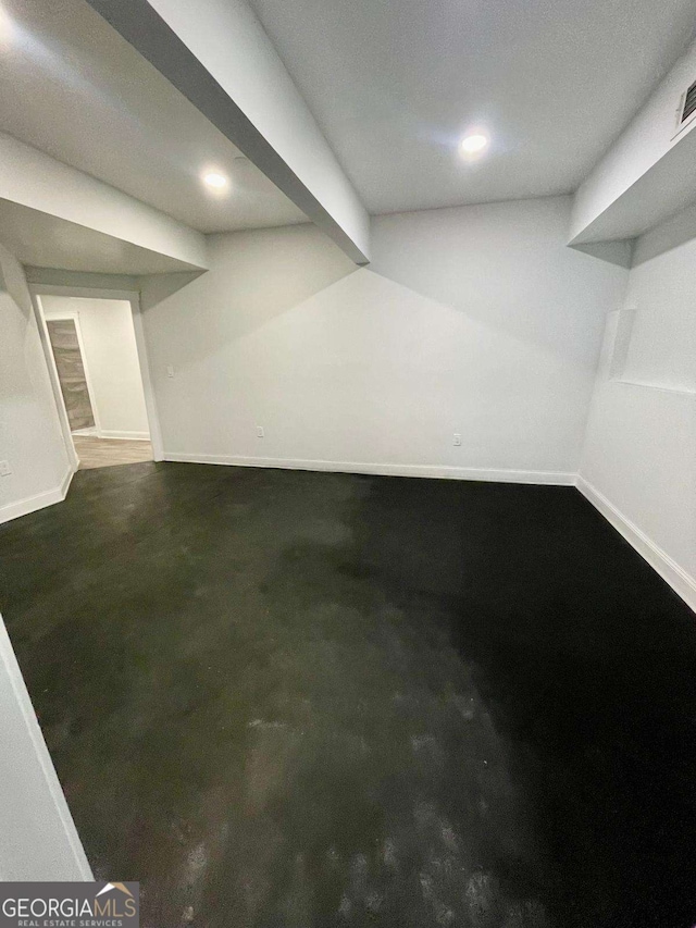 3499 Lake Mill Rd, Buford, GA 30519 - finished basement with recessed lighting