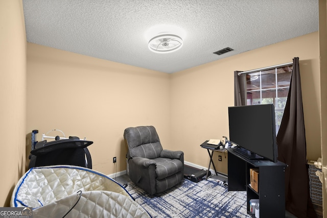 7030 Kingston Ln, Mcdonough, GA 30253 - bedroom featuring a textured ceiling and baseboards