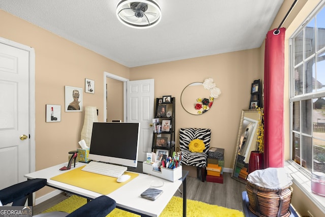 7030 Kingston Ln, Mcdonough, GA 30253 - home office featuring wood finished floors and baseboards