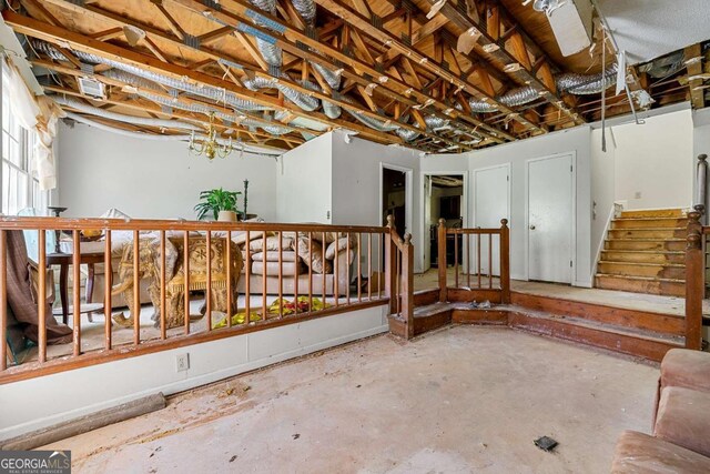 1003 Cannongate Xing SW, Marietta, GA 30064 - basement with stairs