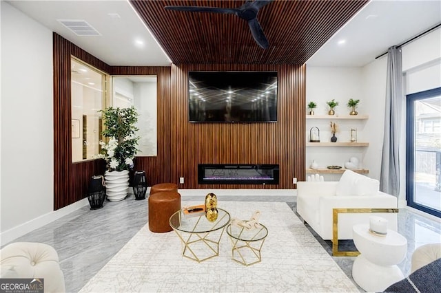 1812 Hunters Gln, Marietta, GA 30062 - community lobby with wood walls and recessed lighting