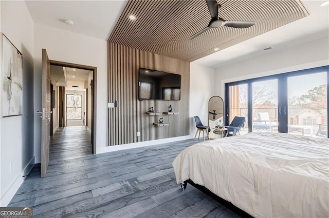 1812 Hunters Gln, Marietta, GA 30062 - bedroom featuring baseboards and wood finished floors