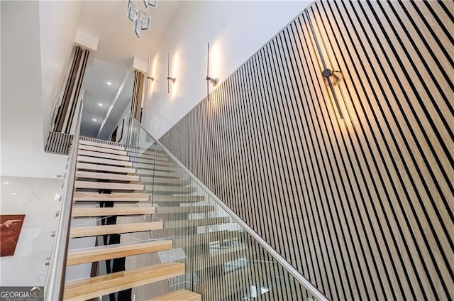 1812 Hunters Gln, Marietta, GA 30062 - staircase with recessed lighting