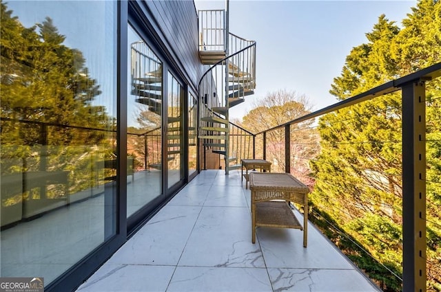 1812 Hunters Gln, Marietta, GA 30062 - balcony with stairs